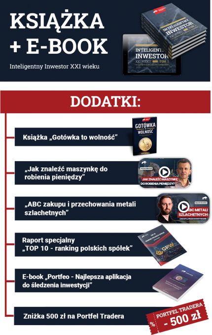 Pakiet specjalny: 4 tomy + E-book Inteligentny Inwestor XXI wieku + gratis książka „Gotówka to wolność” + 2 nagrania video + raport o spółkach z GPW